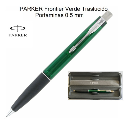 Portaminas Parker Frontier Verde Translucent 0.5 Mm