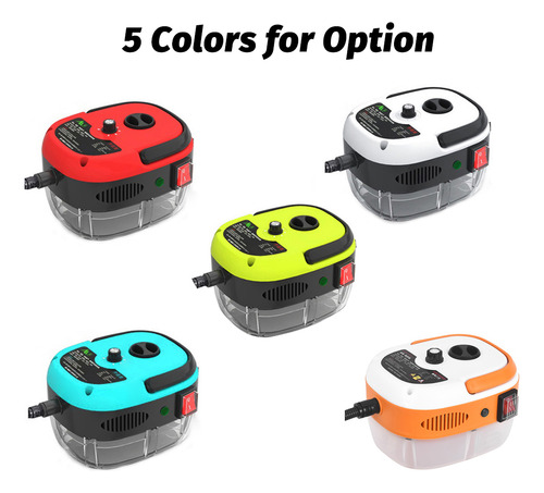 Limpiador A Vapor Portátil De 2500 W Con Accesorios