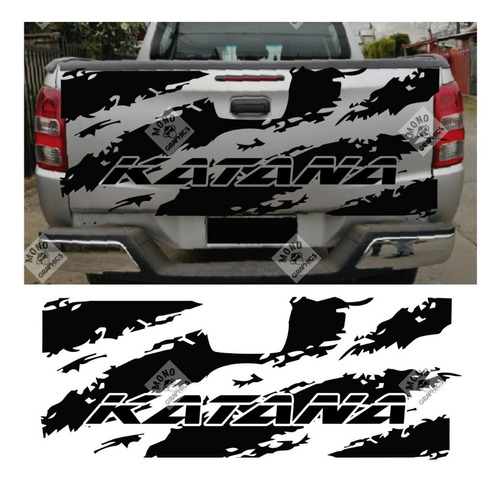 Stickers Mitsubishi L200 Katana Portalón 