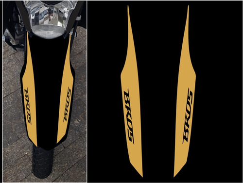 Adesivo Bros 160 2023 Kit Adesivos Moto Preta 5 Adesivos Bp9