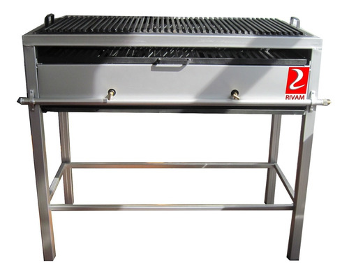 Asador De Carnes Al Carbon O Gas 2 En 1 Calidad Al Mejor Pre