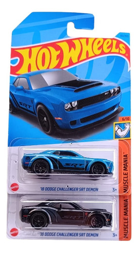 Hot Wheels 18 Dodge Challenger Srt Demon Colección 