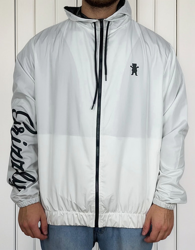 Jaqueta Grizzly Mini Bear Script Branco