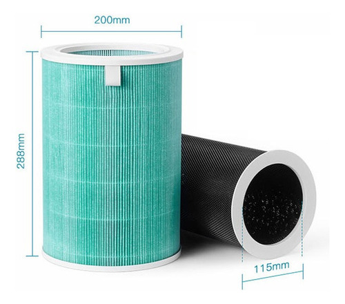 Filtro Para Xiaomi Air Purifier 3m Purifier 2 2h 2s 3 3h Pro
