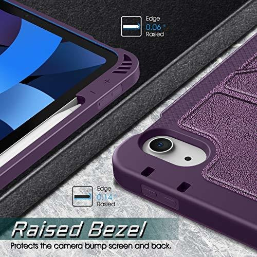 Funda Para iPad Air 4 Fintie Casebot Soporte Magnético Púrpu