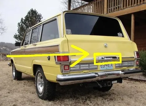 Porta Placa Trasero Wagoneer (Usado)