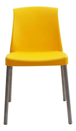 Silla De Diseño La Bega Estructura De La Silla Amarillo