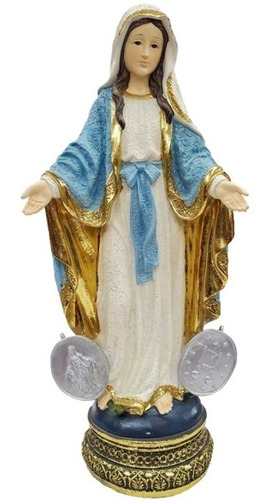 Virgen Medalla Milagrosa  Dorada 40 Cm