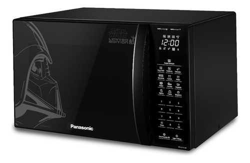 Micro-ondas Dupla Refeição 34l Star Wars-nnst61nbru Preto Panasonic 220V