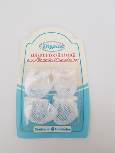 Imagen 4 de 4 de Repuesto De Red Para Chupete Alimentador X 4 Unidades