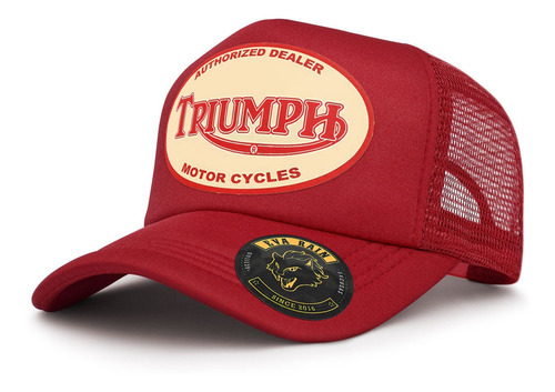 Gorra Trucker Triumph Motorcycles Motos Vintage Eva Rain® 