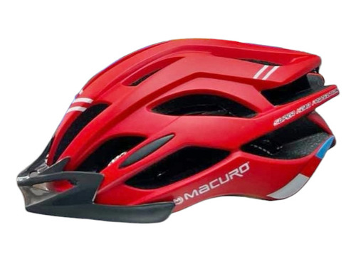 Casco Ciclista Macuro En Color Rojo