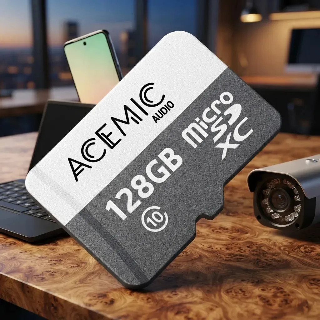 Cartão De Memória Para Câmeras Wi-fi Drones 128gb Micro Sd Classe 10 Ultra 100mb/s Cartão Sd Marca Acemic Audio