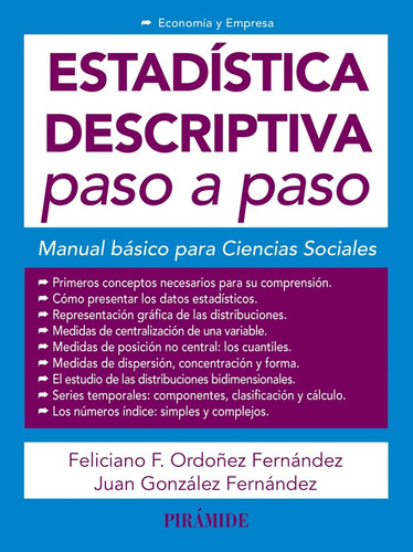 Estadistica Descriptiva Paso A Paso - Ordoñez Fernandez, Fel