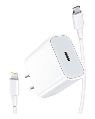 Cargador 20w Carga Rapida Para iPhone 14 13 12 11 Xr X iPad