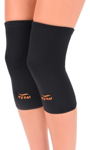 Rodillera Elástica Deportiva Compresión Soporte Gym Tynor Color Naranja Talla M