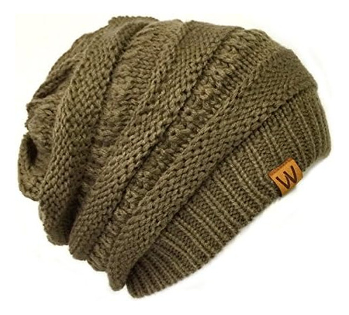 Conjunto De Cachecol Infinito De Malha Quente De Inverno E