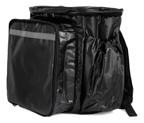 Mochila/bag Mottu Impermeável Térmica Motoboy Delivery Cor Preto