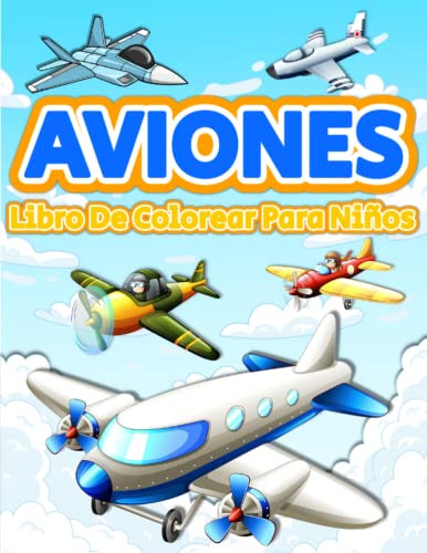 Libro : Aviones Libro De Colorear Para Niños Gran Coleccio