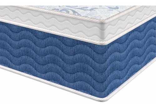 Cama Box Solteiro: Colchão Molas Probel Prolastic Blue + Ba