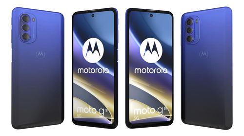 Celular Motorola Moto G51 5g 4 Gb Ram 128 Gb Azul + Funda Azul Marino