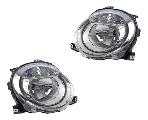 Par De Faros Depo Fiat 5-00 2009 2010 2011 2012