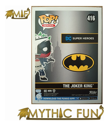 Funko Pop Batman - The Joker King 416 (Usado)