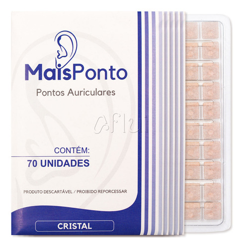 Ponto Auricular Cristal 350 Un Auriculoterapia Micropore