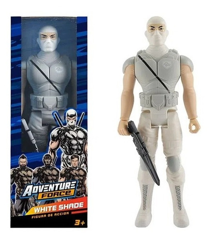 Figura De Accion Articulada 30cm Adventure Force White Shade