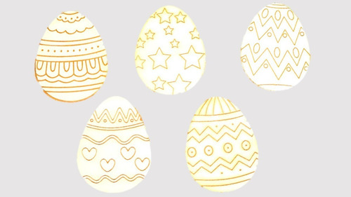 Set 2 Huevos De Madera Para Pintar Pascua De Resurreccion