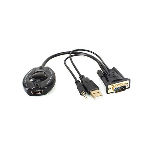 Convertidor Brobotix Vga Con Audio 3.5mm/usb (m) A Hdmi (h)