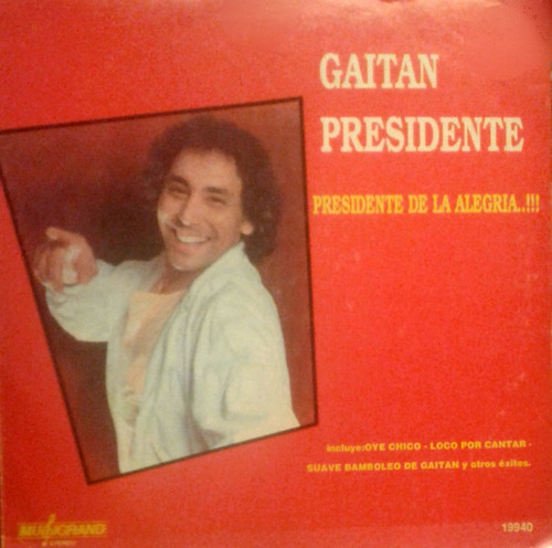 Osvaldo Corazon Gaitan-gaitan Presidente Vinilo Long Play (Usado)