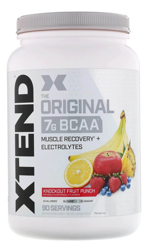 Scivation Xtend Bcaa Ponche De Frutas 1.22 Kg 90 Serv 