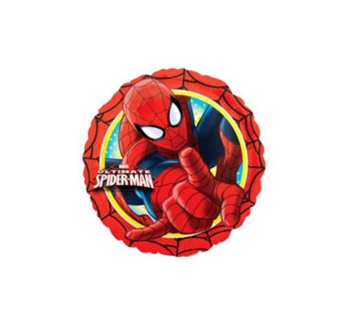 Globo Metalizado De Spiderman Set De 5 Pzas
