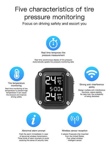 Sistema De Monitoreo De Presión De Neumáticos Para Motocicle