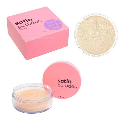 Vizzela Pó Translúcido Solto Satin Powder Cor 02 + Brinde