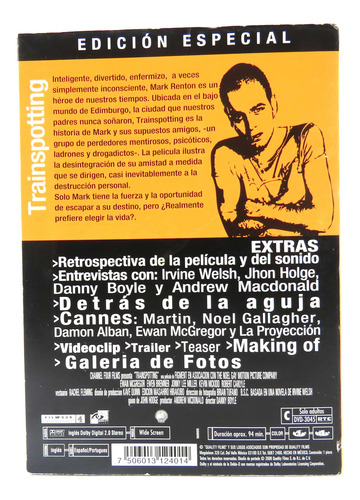 Dvd 006 Trainspotting / Sin Limites Edicion Especial 2 Dvds (Usado)