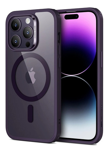 Case Magsafe Para iPhone Purpura 11 - 14 Pro Max