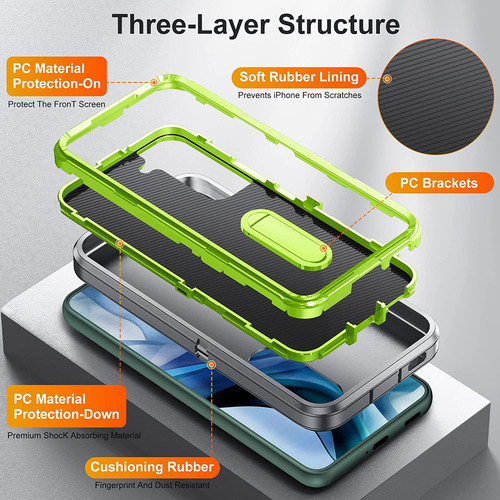 Capa Para Samsung Galaxy S22 Com Suporte, Capa Protetora De