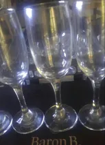 Comprar Lote Seis Copas Flauta Champagne Grandes 5cm De Boca.