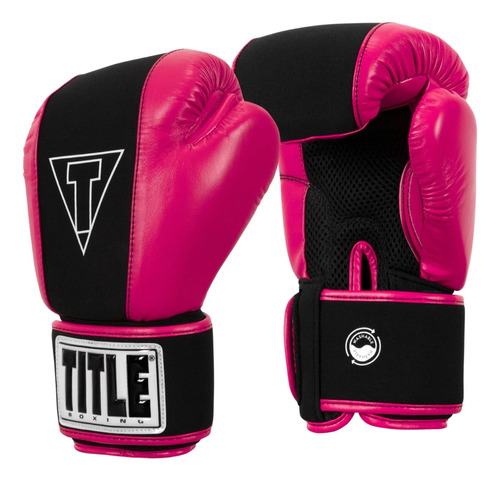 Guantes De Box Title Gel Fitness Washable Rosa Palomares Fpx