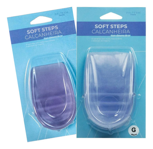 Calcanheira Soft Steps Com Sistema De Ar Palterm - 401 Cor Azul Tamanho Da Calcanheira G