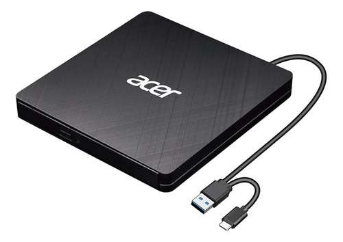 Acer Unidad Externa De Cd/dvd Para Ordenador Portátil, Usb 3