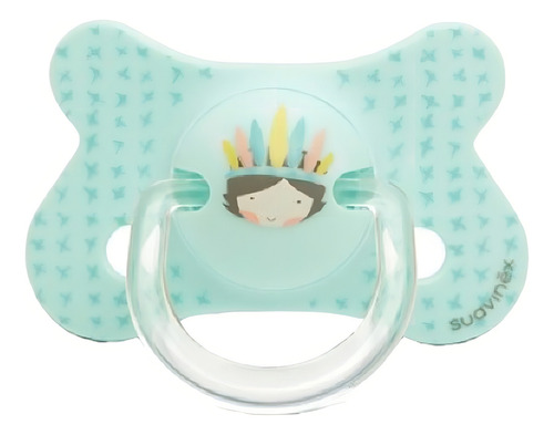 Chupon Anatomico Silicon 4 A 18 Meses Arrows Verde Suavinex Color Verde claro