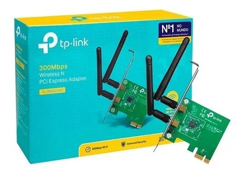 Placa De Red Wifi Tp Link Tl-wn881nd 300mbps 2 Antenas Pci-e