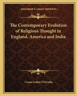 Libro The Contemporary Evolution Of Religious Thought In ...