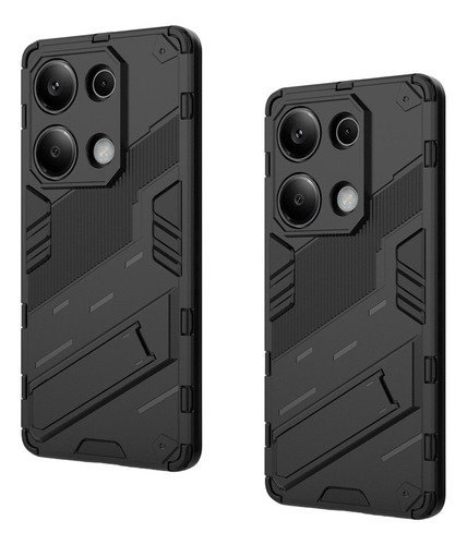 2×for Xiaomi Poco M6 Pro 4g Rugged Hard Lens Cover Back Case