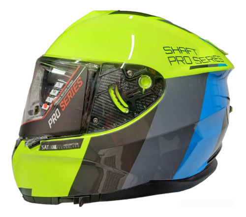 Casco Shaft 610 Pro Series, Doble Visor, Certificación Ece.