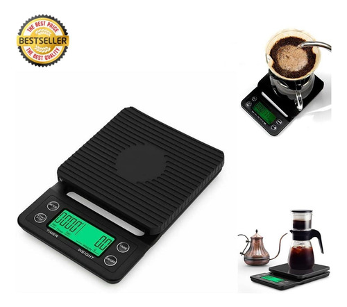 Escala Portátil De Café Lcd De Café Lcd De La Cocina Digital