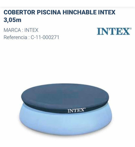 Cobertor De Piscina Intex 3,05